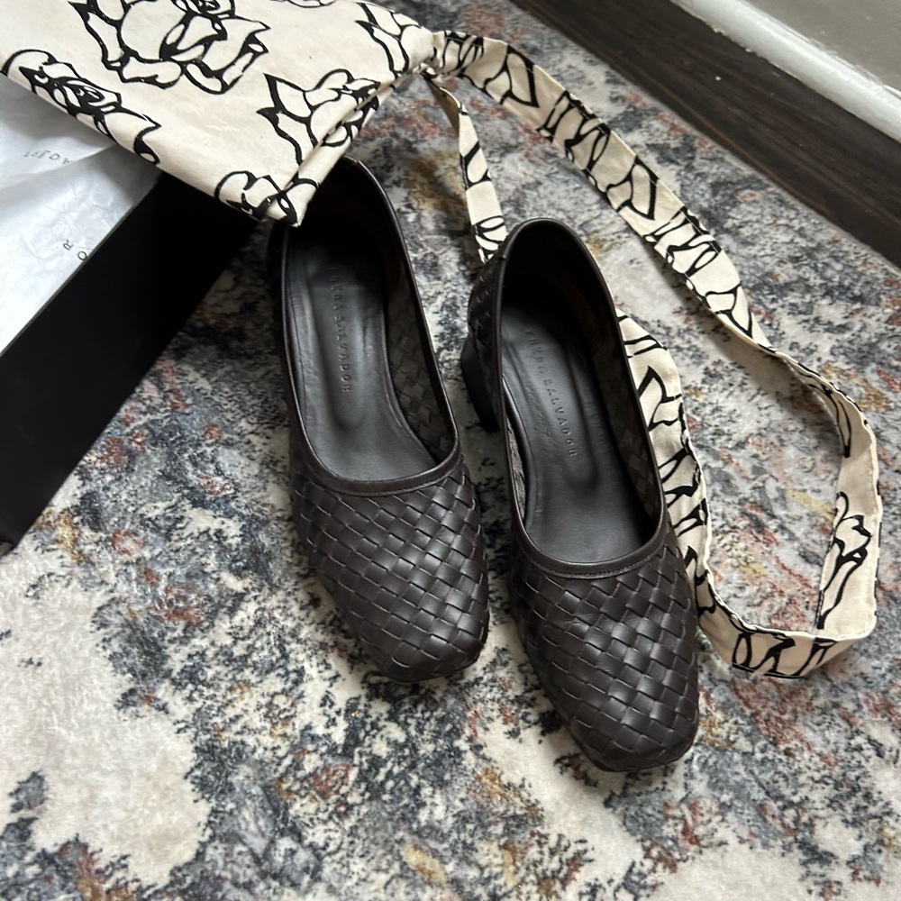 Freda Salvador Jayla Woven Ballet Heel